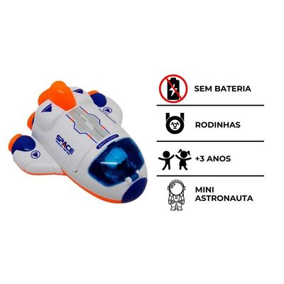 Brinquedo Nave Espacial Infantil Com Astronauta