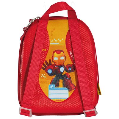 Mochila Infantil Homem de Ferro Tamanho P - Vermelha