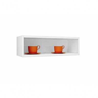 Armário Aéreo Cozinhas Itatiaia Luce - 1 Porta Horizontal - Branco