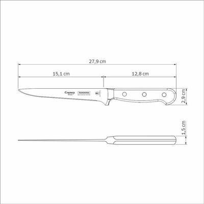 Faca Para Desossar Tramontina 6 Century Wood Castanho