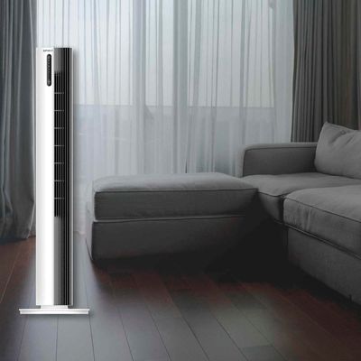 Ventilador de Torre 110cm Spirit Esterilizador com 12 velocidades, Controle Remoto e Timer de até 12 horas Branco