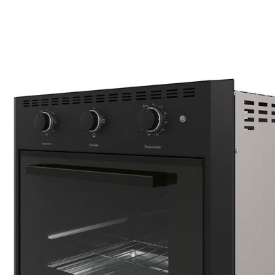 Forno Elétrico de Embutir Nardelli 60 litros Preto / 110v
