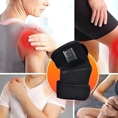 Massageador Joelho Eletrico Joelheira Aquecimento Cotoveleira Vibracao Anti Dor Fadiga Lesoes Ombro
