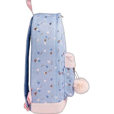 MOCHILA ACADEMIE CORACOES METALIZADOS TILIBRA