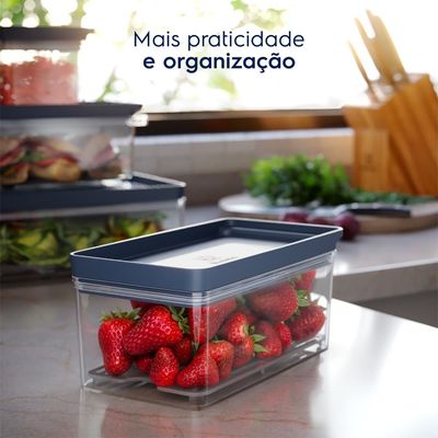 Organizador de Geladeira Electrolux Experience com Escorredor 1,5L Não se aplica