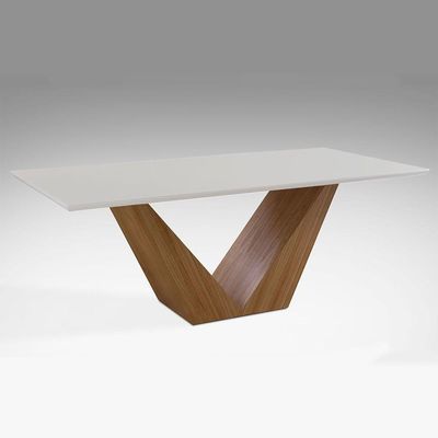 Mesa de Jantar Versus 200cm X 100cm Laca Branca