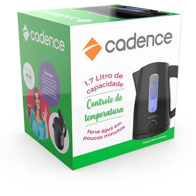 Chaleira Elétrica Cadence Infusion 1,7L 110V