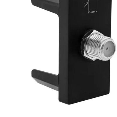 Tomada Antena Tipo F 1m Preta 615030pt