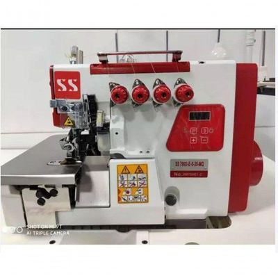 Interlock 5 Fios Ss798d-5-35mq + 50 Agulhas Vermelho 110v