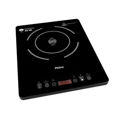 Cooktop Indução Portátil Philco PCT10A Painel Preto 220V