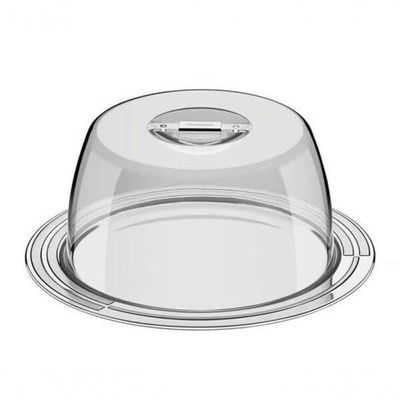 Porta-queijo Tramontina Ciclo Em Aço Inox 25cm