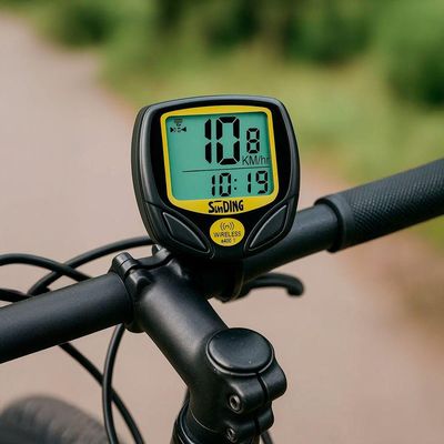 Velocímetro Digital Wireless A Prova D'água Bicicleta Esporte