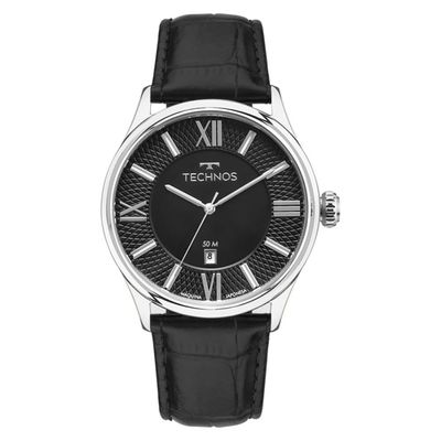 Relógio Technos Masculino Ref: 2115uaw/0p Classic Prateado