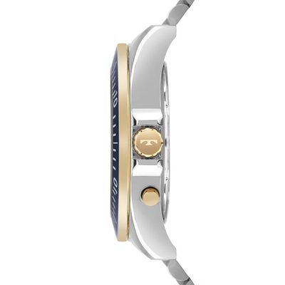 Relógio Technos Masculino Ref: Wt2050ain/1a Skydiver Anadigi Bicolor