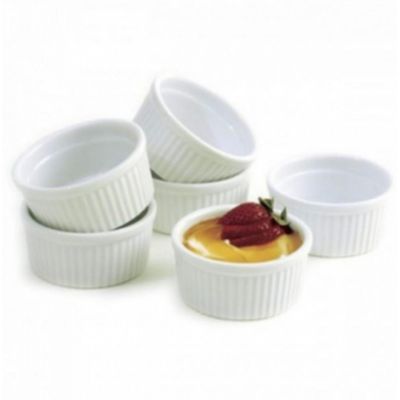 Conjunto com 6 Peças de Ramekin 70 Ml Branco