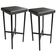 Kit 02 Banquetas Alta Bar Cozinha Sala De Jantar Preto Stella L02 Couríssimo Preto - Lyam Decor
