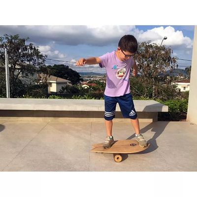 Prancha de Equilíbrio Woodboard de Madeira - Camará