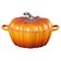 PANELA ABÓBORA LE CREUSET REDONDA EM FERRO FUNDIDO 24CM LARANJA MARRONIER 21238243502430