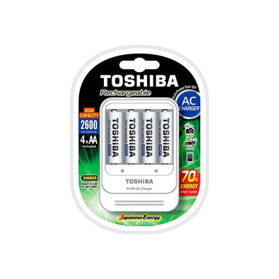Carregador de Pilhas Toshiba TNHC-6GAE4 4 Pilhas AA - AC2829