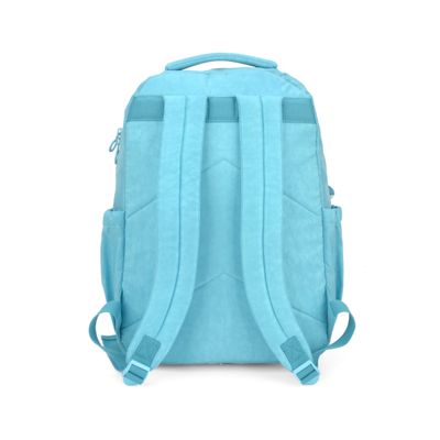 Mochila Juvenil Notebook Crinkle Up4You Luxcel MJ48985UP Turquesa