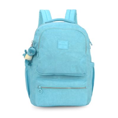 Mochila Juvenil Notebook Crinkle Up4You Luxcel MJ48985UP Turquesa