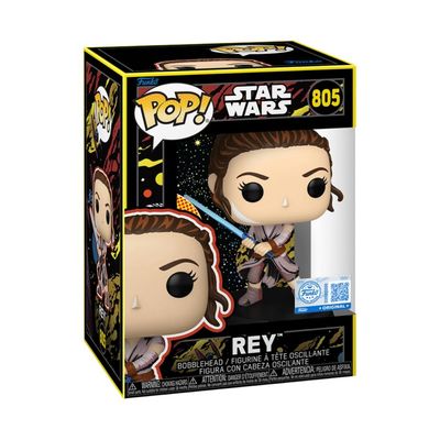 Boneco Funko Pop! Exclusivo Star Wars - Rey (Retro)