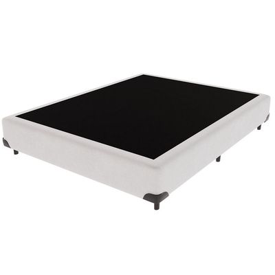 Cama Box Viúvo Branco V-store 128x188x44