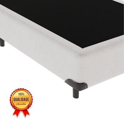 Cama Box Viúvo Branco V-store 128x188x44