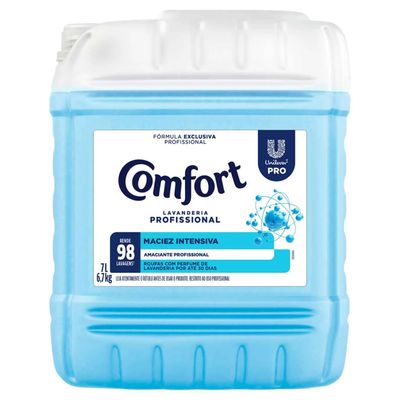 Kit 4kg de Sabão em pó OMO Perfect White + Amaciante Comfort Profissional Lavanderia 7 Lts