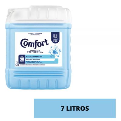 Kit 4kg de Sabão em pó OMO Perfect White + Amaciante Comfort Profissional Lavanderia 7 Lts