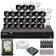 Kit 24 Câmeras Intelbras 1120b Full Color, Dvr 32ch Mhdx 1232 Hd 1 tb