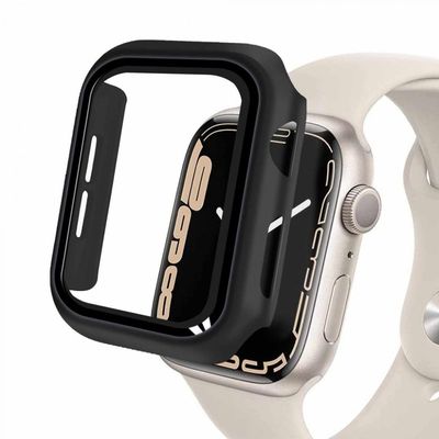 Case para Apple Watch 45MM (Series 7) - Armor - acompanha película integrada na case - Preta - Gshield