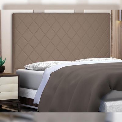 Cabeceira Decorativa 1,40M Baelon Suede Caramelo - Gran Belo