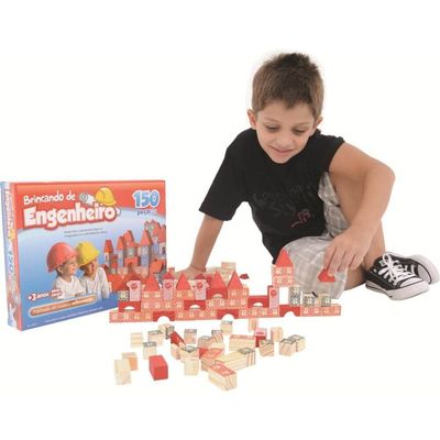 Brincando de Engenheiro 150 Pçs 5305.4 - Xalingo