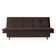 Sofá-Cama Casal 3 Lugares Mirage Veludo Café