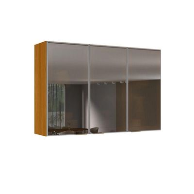 Cozinha Completa Itatiaia Lumina 270cm Em Madeira Mdf Cinamomo/fendi