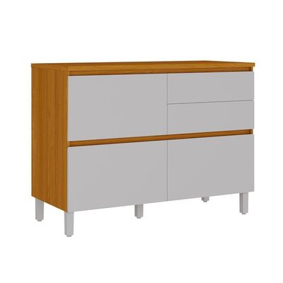 Cozinha Completa Itatiaia Lumina 270cm Em Madeira Mdf Cinamomo/fendi