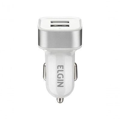 Carregador Veicular Automotivo 12v Com 2 Saídas Usb 5v 2.1a
