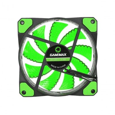 Fan Gamemax Para Pc Gamer Gf12g 12cm Verde 32 Led