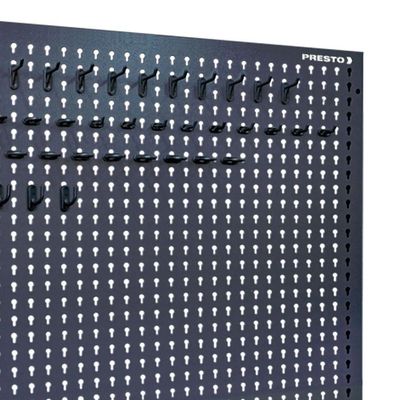 Painel Para Ferramentas Em Aço 94x97cm Com 48 Ganchos Presto