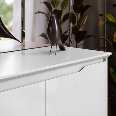 Buffet 3 Portas Flow Branco