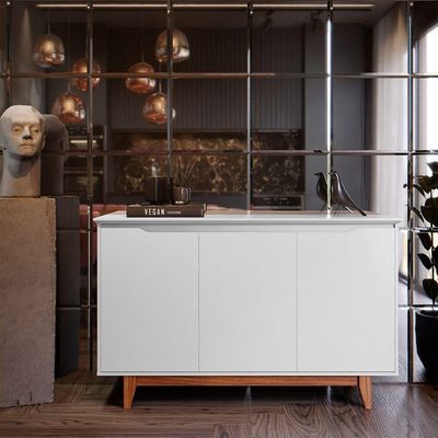 Buffet 3 Portas Flow Branco