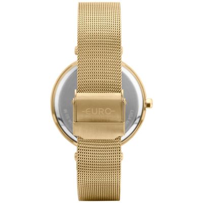 Relógio Euro Feminino Ref: Eu2035yxq/4v Fashion Mesh Dourado