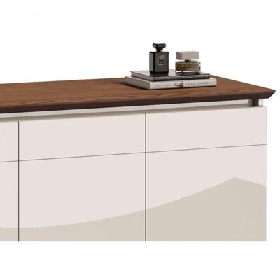 Buffet Classic Off White Com Freijó - Imcal Móveis