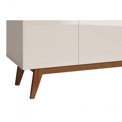 Buffet Classic Off White Com Freijó - Imcal Móveis