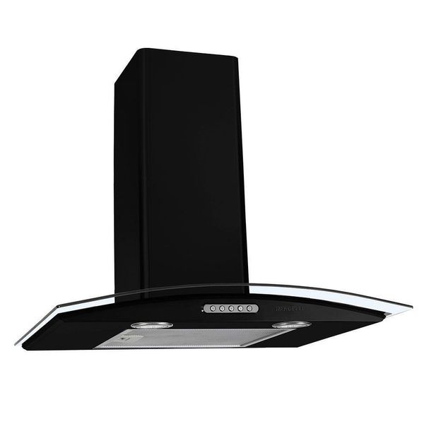 Coifa Nardelli Clean Vidro Curvo 60cm Black 220V