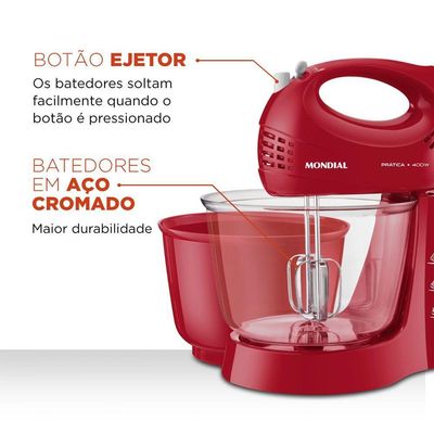 Batedeira Mondial Prática B-45-r Batedeira B-45-r 220v/60hz . 220V