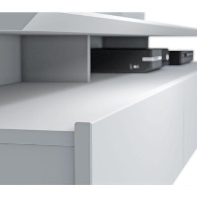 Home Suspenso Decore Led Branco Acetinado - Imcal Móveis