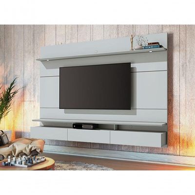 Home Suspenso Decore Led Branco Acetinado - Imcal Móveis