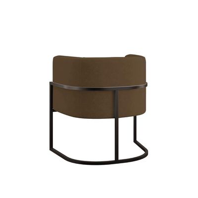 Kit Sofá 2 Lugares + 2 Poltronas Para Recepção Balaqui Marrom